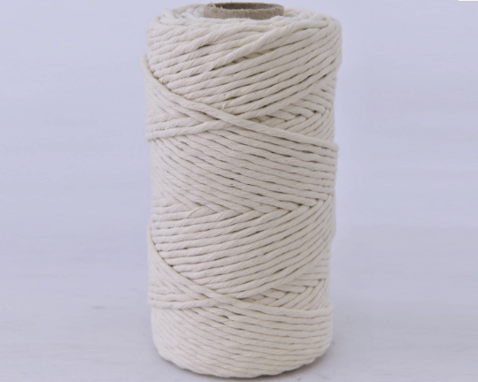 4mm Macrame Cord Single Strand Twisted Cotton Cord 200 Meters