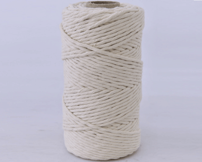 4mm Macrame Cord Single Strand Twisted Cotton Cord 200 Meters