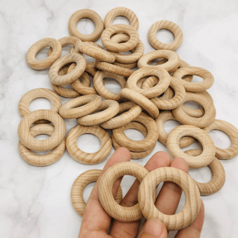40MM BEECH Rings - Custom logo