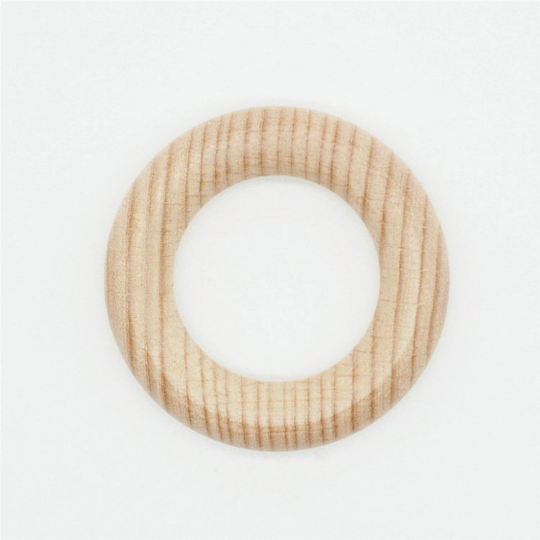 50MM BEECH Wooden Rings