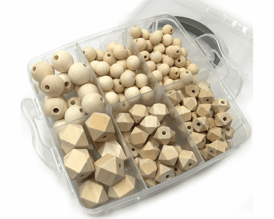 DIY Jewelry Wooden Beads Set