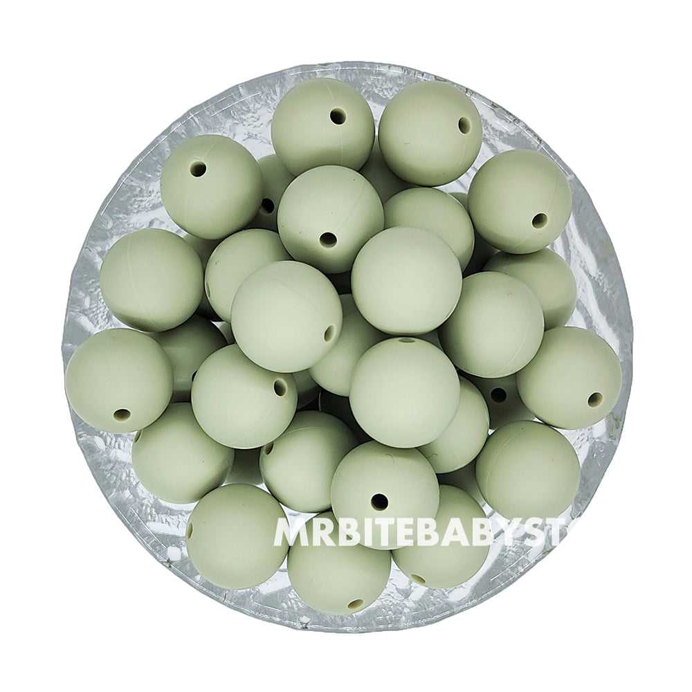 12/15mm Round Silicone Beads #50 - #73