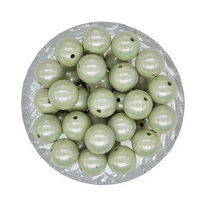 15mm Opal Round Glossy Silicone Beads