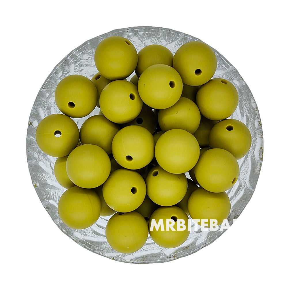 12/15mm Round Silicone Beads #50 - #73