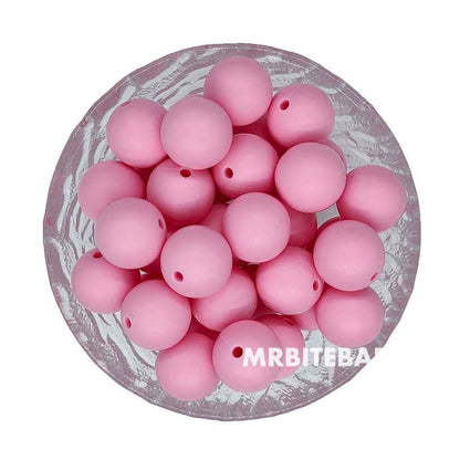 12/15mm Round Silicone Beads #50 - #73