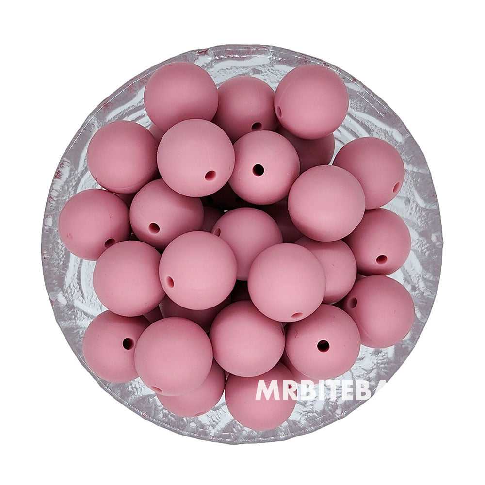 12/15mm Round Silicone Beads #74 - #97