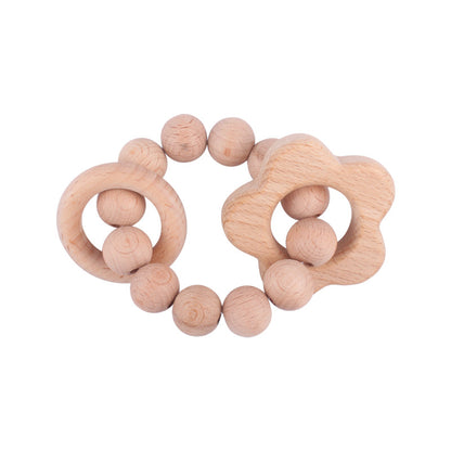 Beech Wood Teething Ring Ratle