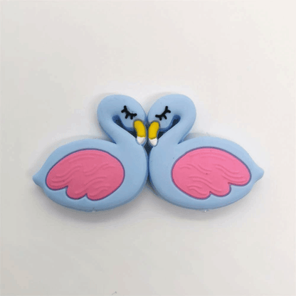 Flamingo Silicone Beads 30*29mm