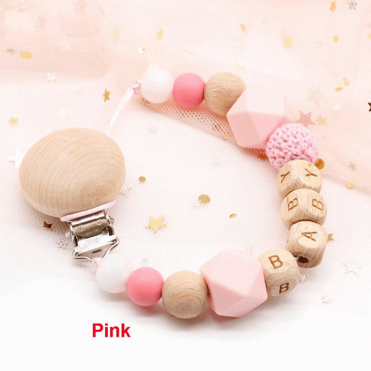Crown Personalized Pacifier Chain