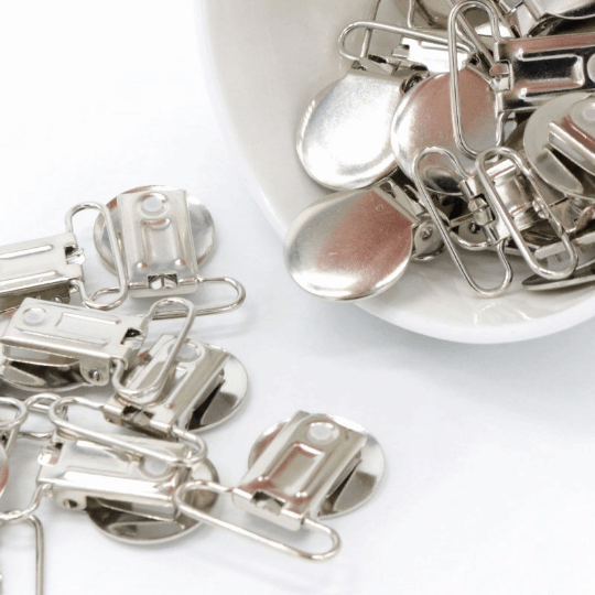Metal Pacifier Suspender Clips