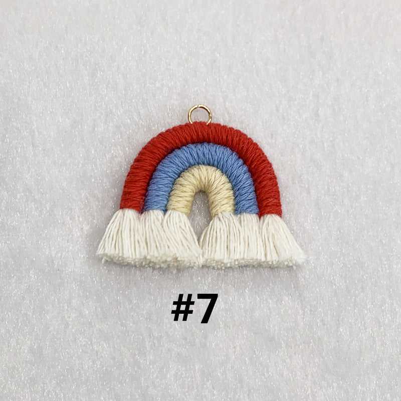 Mini Boho Macrame Rainbow - 40*35mm