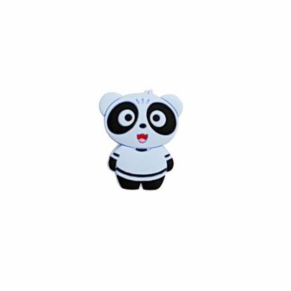 Panda Silicone Beads 27*21mm