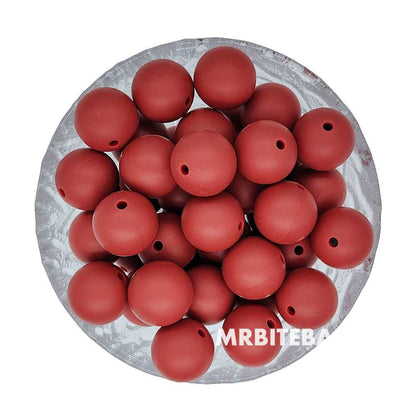 12/15mm Round Silicone Beads #74 - #97