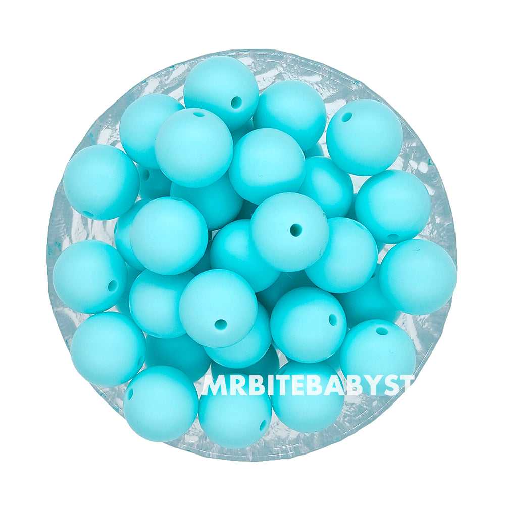12/15mm Round Silicone Beads #74 - #97