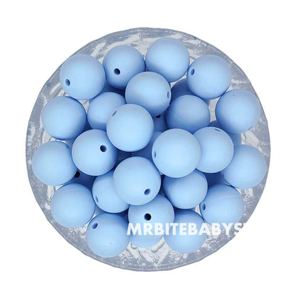 12/15mm Round Silicone Beads #74 - #97
