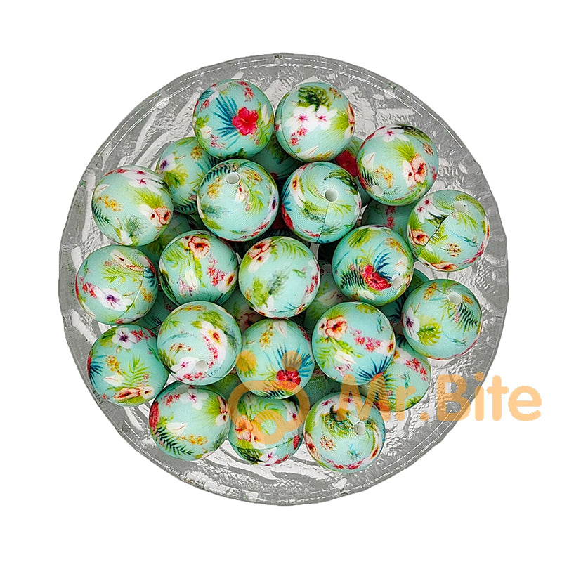 15mm Lycoris Silicone Beads - Round