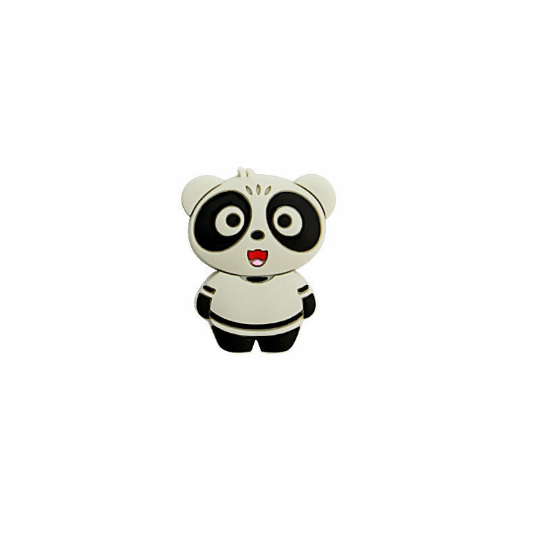 Panda Silicone Beads 27*21mm