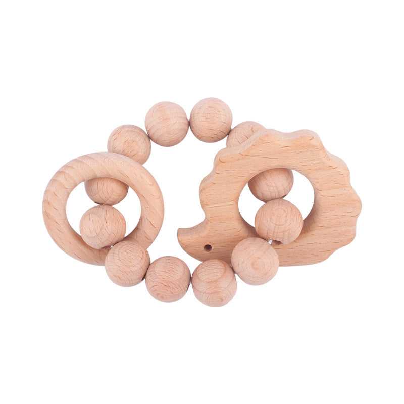 Beech Wood Teething Ring Ratle