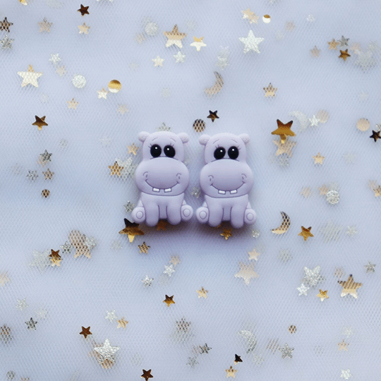Hippo Silicone Beads /17*27MM
