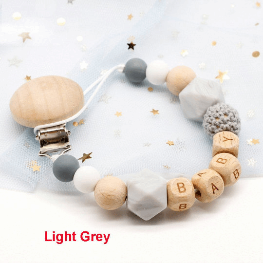 Crown Personalized Pacifier Chain