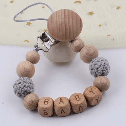 Personalized - Dummy Pacifier Chain Clip