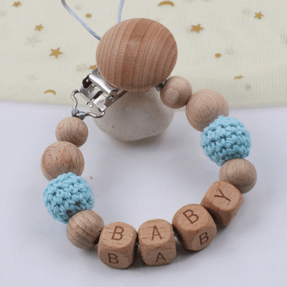 Personalized - Dummy Pacifier Chain Clip