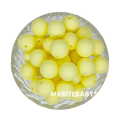 12/15mm Round Silicone Beads #74 - #97