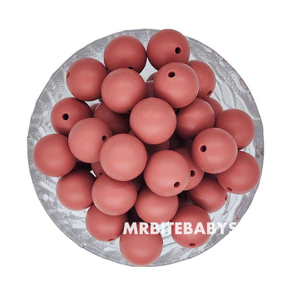 12/15mm Round Silicone Beads #74 - #97