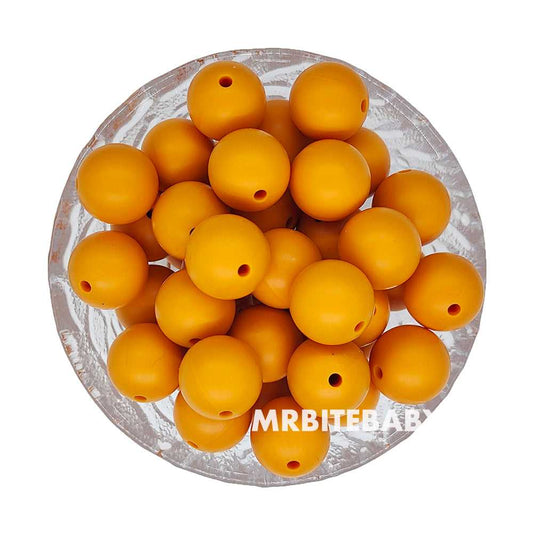 12/15mm - Mango Silicone Beads - Round - #97