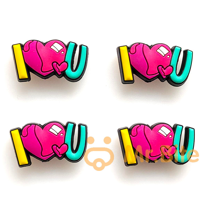 I LOVE YOU Focal Beads