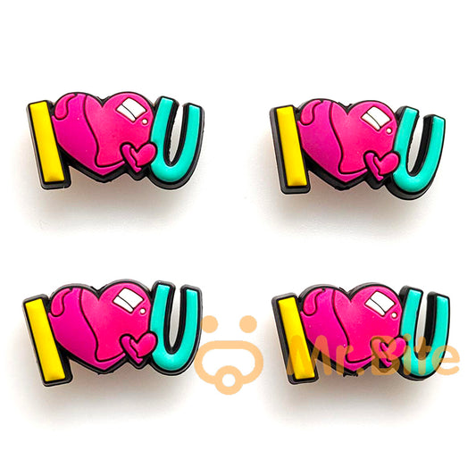 I LOVE YOU Focal Beads