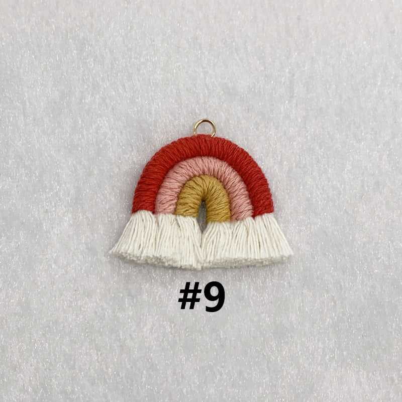 Mini Boho Macrame Rainbow - 40*35mm