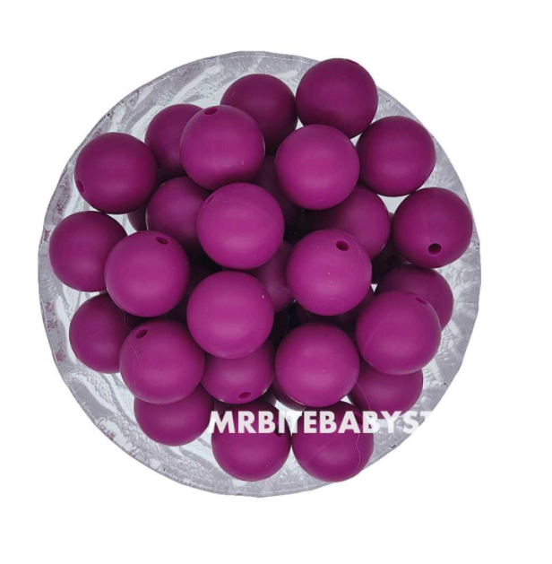 12/15mm Round Silicone Beads #1 - #24