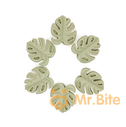 Small Monstera Leaf Focal Beads 20*25*8.5mm