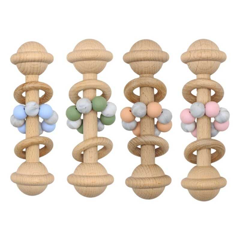 Beech Teether Rattle Toy