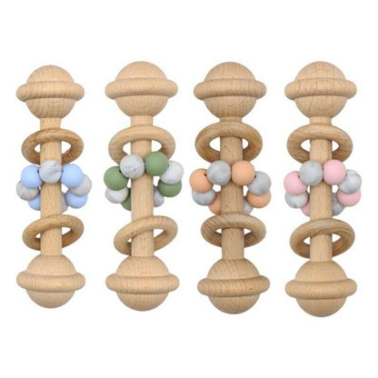 Beech Teether Rattle Toy