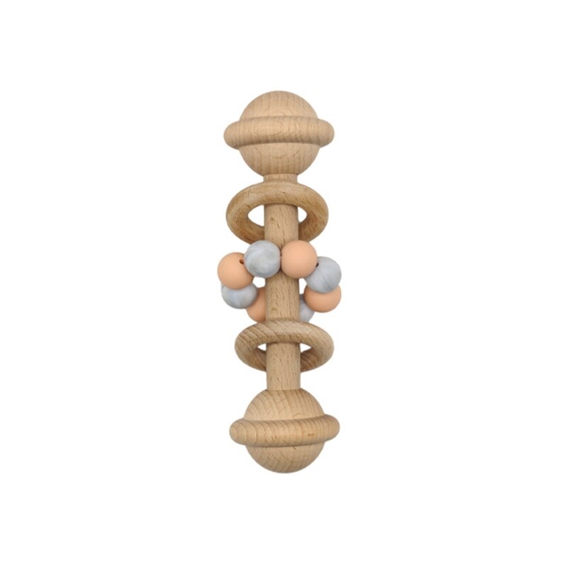 Beech Teether Rattle Toy