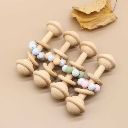 Beech Teether Rattle Toy