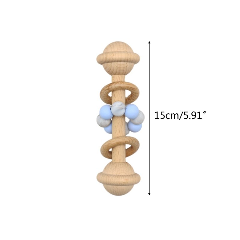 Beech Teether Rattle Toy
