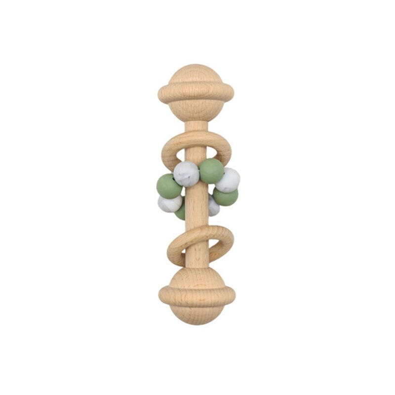 Beech Teether Rattle Toy