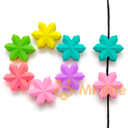 Snowflake Silicone Beads Focal Beads 39*39mm