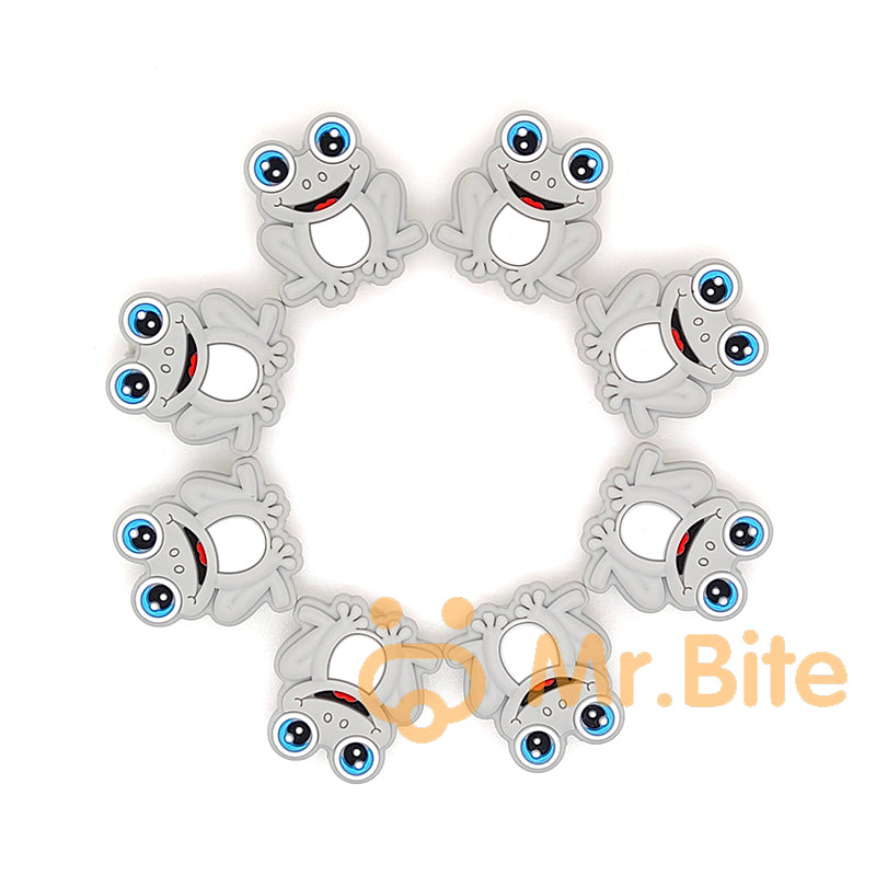 Frog Silicone Beads 22*25mm