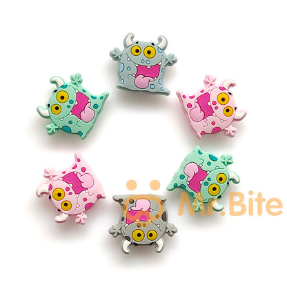 5-50Pcs Monster Silicone Focal Beads 27*32mm