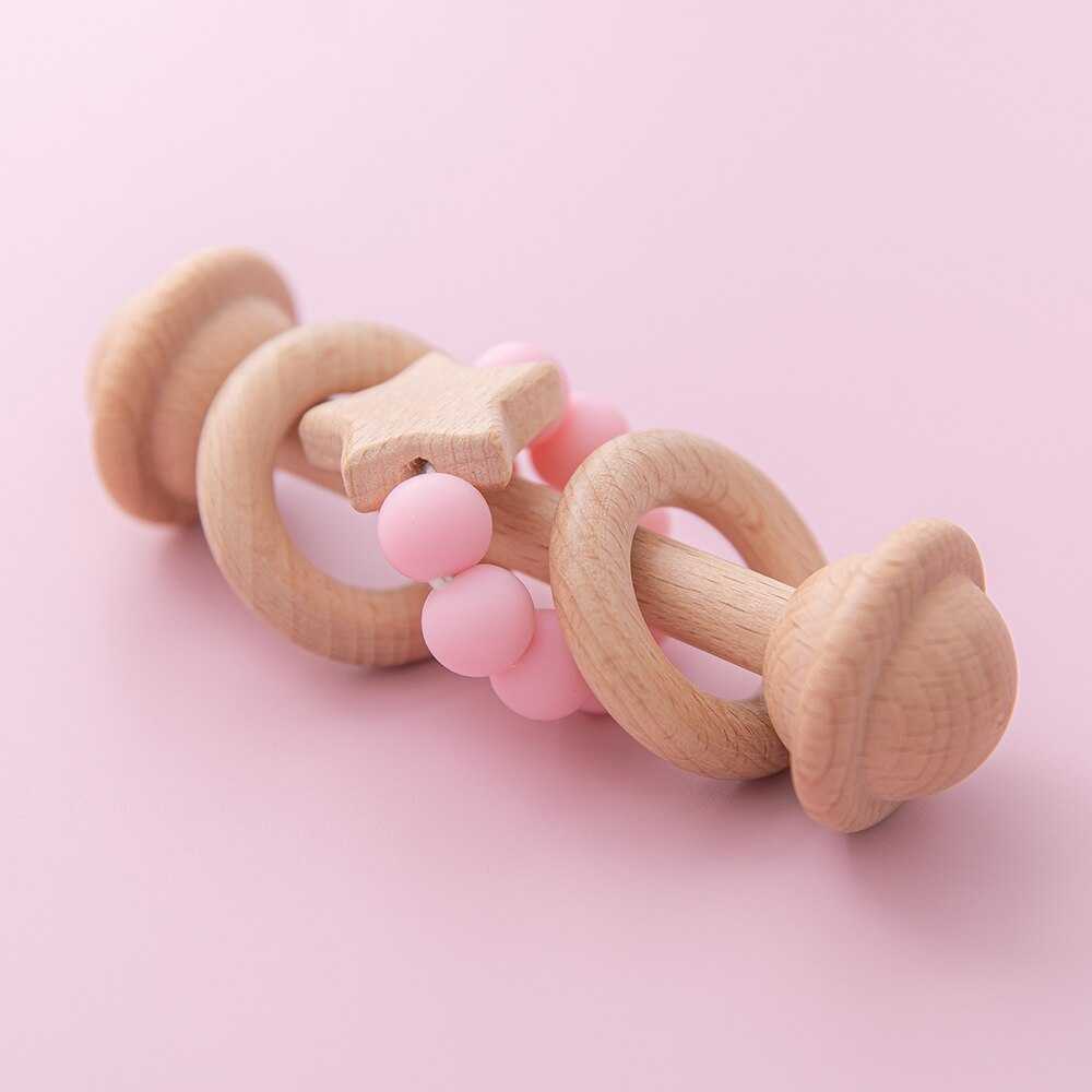 Baby Teether Toy Set Rattle Pacifier Chain Clip
