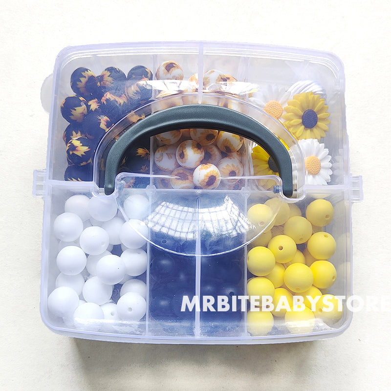 Sunflower Assorted Silicone Beads Kit