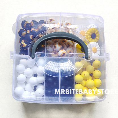 Sunflower Assorted Silicone Beads Kit