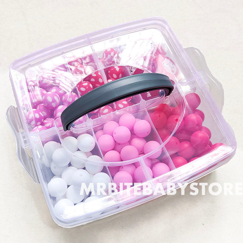 162Pcs Halloween Assorted Silicone Beads Kit