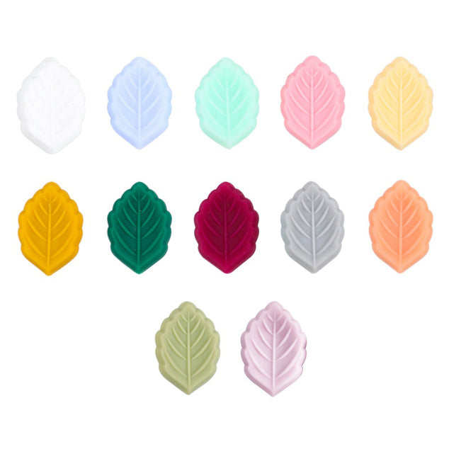 Leaf Silicone Beads - 19*28mm