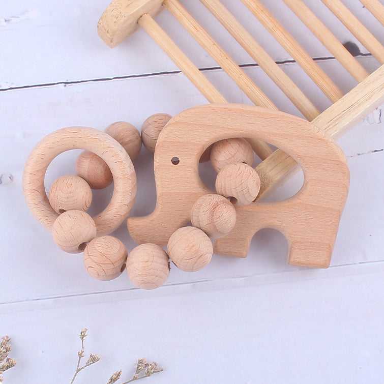 Beech Wood Teething Ring Ratle