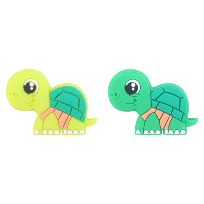New - Turtle Silicone Beads - 25*35mm